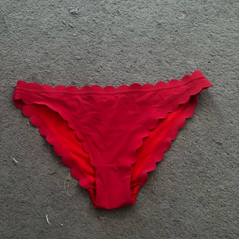 red bikini bottoms